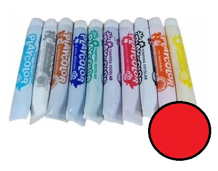 TEMPERA roja  / bermellon (blis x10 uni)